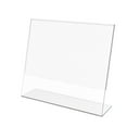 thumbnail image 1 of FixtureDisplays® 6PK Support de Panneau Acrylique Transparent 7 x 5 Pouces avec Design Arrière Incliné, Horizontal 19780-7X5-6PK, 1 of 8