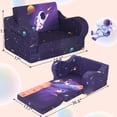 thumbnail image 2 of Sofá para niños MOMCAYWEX Cama convertible Astronaut 2 en 1, 2 of 6