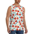 thumbnail image 2 of Daiia Strawberries Printed Men's Tank Tops,Casual Soft Sleeveless Gym Muscle Shirts Bodybuilding Tee-X-Large, 2 of 8