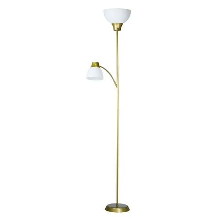 Mainstays 6ft Led Floor Lamp With Reading Light
