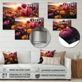 thumbnail image 4 of Designart "Tulips landscapes Of Color V" Floral Metal Wall Art, 4 of 5