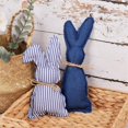 thumbnail image 4 of Easter Decor Bunny Rabbits Ornament For Outdoor Fairy Garden Handmade Furnishings Cute Party Favors Gift Patio Yard Tree, 4 of 14