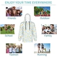 thumbnail image 5 of Picia Daisies Flowers Pattern Youth Hoodie - Warm Pullover Sweatshirt with Kangaroo Pocket, Ideal for Boys and Girls-X-Large, 5 of 6