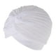 thumbnail image 1 of Pañuelo para la cabeza de moda para mujer, pañuelo para la cabeza para la quimioterapia contra el cáncer, pérdida de cabello y sueño. Blanco, 1 of 4