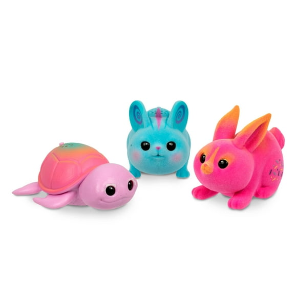 Juguetes interactivos de peluche Little Live Pets NeeDees Candy x3