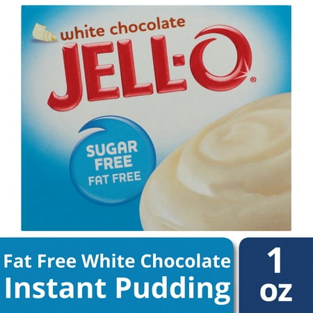 (4 Pack) Jell-O White Chocolate Sugar-Free-Fat-Free Instant Pudding & Pie Filling, 1 oz (Best Canned Pie Filling)