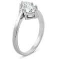 thumbnail image 2 of Pompeii 1 1/2 Ct Two Stone Diamond Forever Us Engagement Ring 14k White Gold (H/I,I1-I2), 2 of 3