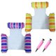 thumbnail image 1 of 2pcs Pool Floats, Kids Size Inflatable Water Hammock Lounger -AA, 1 of 4
