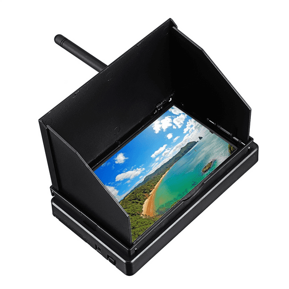 5.8G 48CH 4.3 Inch LCD 480X272 16:9 NTSC/PAL FPV Monitor Auto Search with OSD Build-In pwm25
