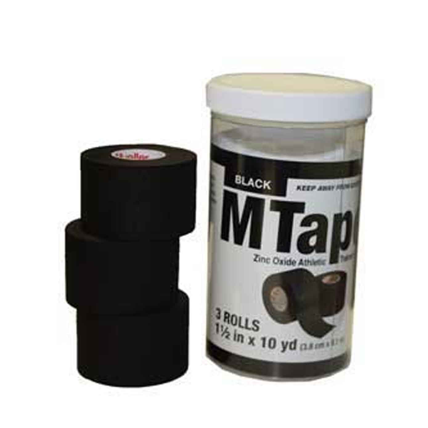 Mueller M-Tape Canister (3 Rolls/Pack)-Black (1.5