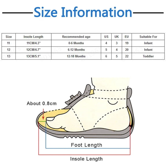 Dpytoraw Summer Children Infant Toddler Shoes Men And Girls Sandals Flat Bottom Lightweight Breathable Round Toe Comfortable Baby First Walker Sandals Size US:4