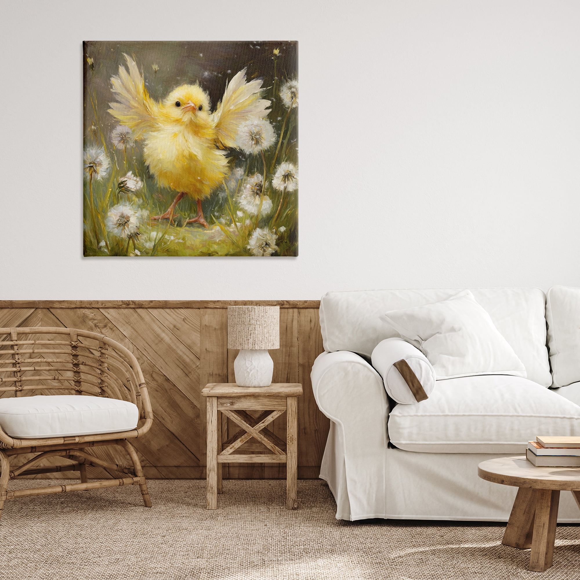 Stupell Industries Free As A Peep Chick Canvas Wall Art, design by Tina LeCour