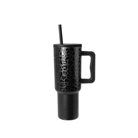 Simple Modern Glass Tumbler with Straw 40oz Stainless Steel Reusable Water Cup Travel Bottle Gifts for Women Men Him and Her