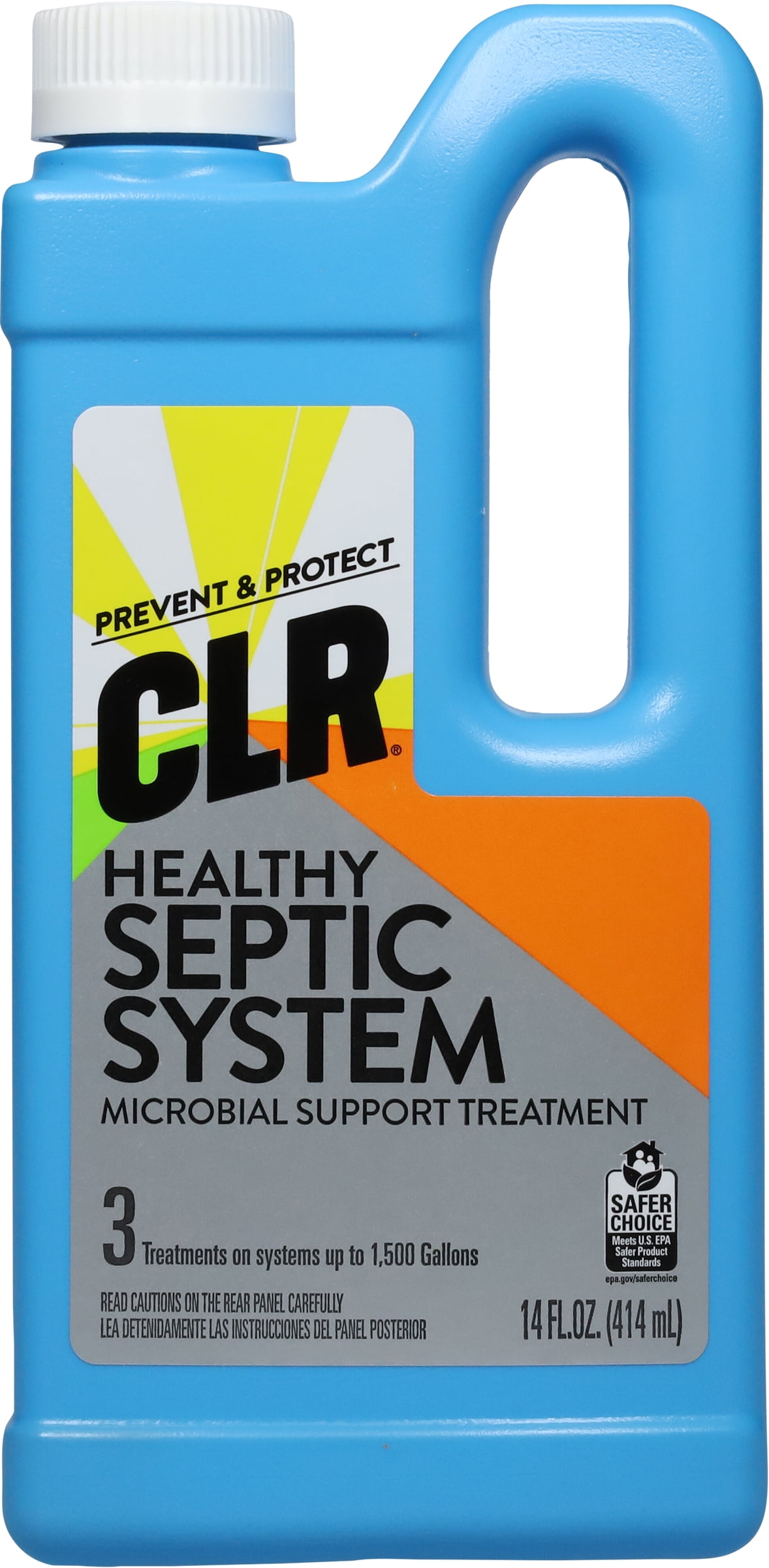 CLR Dual Use Industrial Strength Septic Treatment And Drain Care, 14 Oz