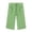 Light Green, variant on WDDDD Women‘s Wide Leg Cropped Capri Pants Cotton Linen Drawstring Elastic Waist Casual Summer Red XXL