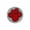 Red, variant on Qholemyo Universal Non-Slip Car Cup Mat - Dog Paw Print Embedded Decorative Saucer, Heat Insulation Car Cup Coasters