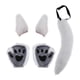 thumbnail image 4 of Diadema con orejas y cola falsas de Lolita para disfraz de cosplay Blanco, 4 of 9