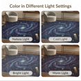 thumbnail image 7 of ODIKA 8'x10' Washable Area Rug Nebula Starry Vortex Meteorite Astrology Uranus Themed Galaxy Flowing Dynamic for King Size Bedroom Under Bed, Master Suite, Non-Shedding, Easy Care, 7 of 7