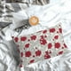 thumbnail image 5 of Balery Leaves And Anemone Flowers In Red Grey Funda de Cojín Estampada, Regalos para Mujeres, Regalos de Amor para Ella, Regalos para Novia o Esposa, Funda de Almohada-16"x24", 5 of 6