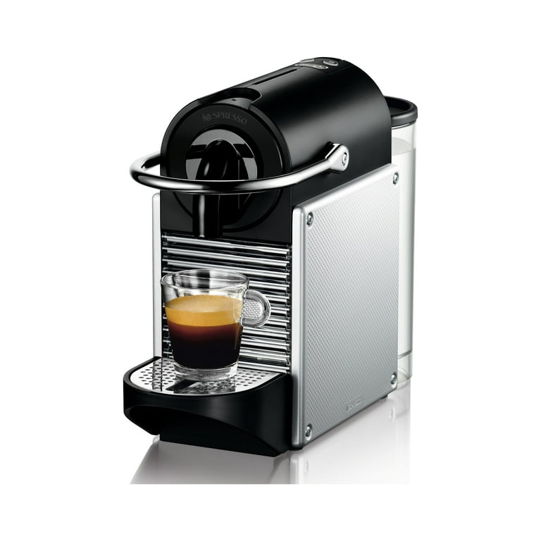 Nespresso Pixie Espresso Machine by De'Longhi with Aeroccino Aluminum