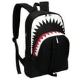 thumbnail image 1 of Shark Mouth School Backpack USB Charging Night Luminous Bag for Travel, 1 of 6
