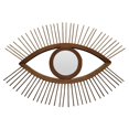 thumbnail image 1 of Plutus Brands PBTH94760 Natural Fiber Wall Mirror Decoration, Brown, 1 of 1