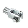 thumbnail image 4 of Uxcell M6x1 Air Cylinder Rod Clevis End Female Thread Y Connector Silver 2 Pack, 4 of 5