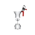 thumbnail image 4 of Alessi MDL02/6 R Pulcina - Cafetera de 6 tazas con mango y perilla de fundición de aluminio en Pa, r, 4 of 6
