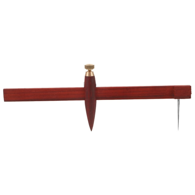 Miangastore Sturdy Wood Compass for Clay Art Projects with Dark Red Color and Compact Size for Daily Use