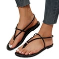 thumbnail image 3 of MKLEKYY Sandalias Planas Informales de Tiras para Mujer para Playa: Chanclas Cómodas para El Verano, 3 of 5