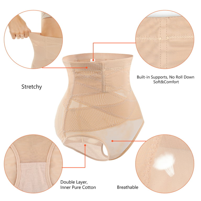 SIMIYA Tummy Control Shapewear for Women Basic Every-Day Shaping Panties  High Waisted Shapewear Panty Firm Control Soft&Comfy Body Shaper for