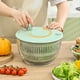 thumbnail image 5 of Centrifugadora de Ensaladas Grande, Lavadero de Verduras y Frutas, Centrifugadora de Lechuga, Secadora de Pasta y Papas Fritas con 5 Cuchillas, Colador de Cocina., 5 of 5