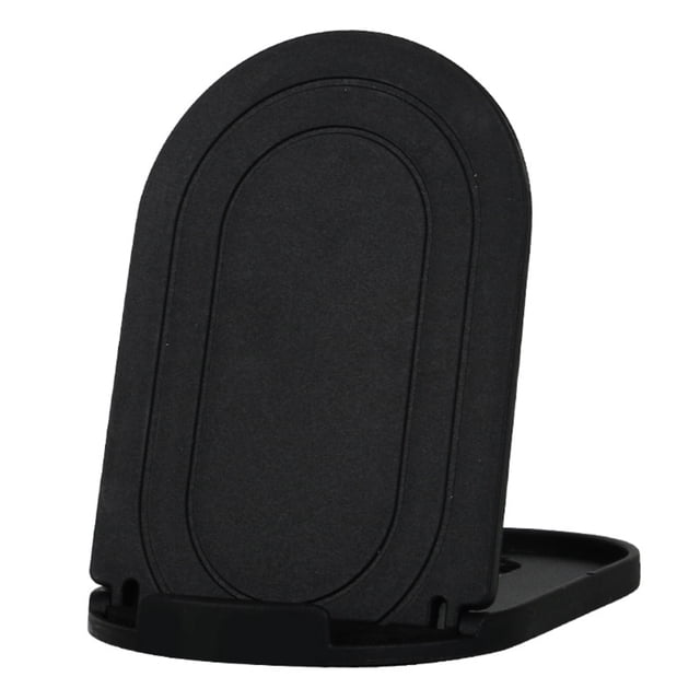 Adjustable Foldable Desktop Phone & Tablet Holder - Lightweight Portable Lazy Stand for Home/Office, Secure Multi-Device Support, Durable Plastic, 10.5*6.5cm, 20g, Black (Customizable Logo for Bulk
