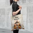 thumbnail image 4 of Happy Halloween Shiba Inu Witches Hat Pumpkin Carving All Over Print 3D Canvas Tote Bag Shibas Dog Lovers Gifts Idea Reusable Handbag - 02019, 4 of 5