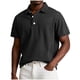 thumbnail image 1 of Ceisia Men Fashion Hollow Out Flap Short Gift Sleeve Casual Button Up Knitwear Shirts, 1 of 4