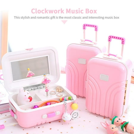 Garosa Mini Boite A Musique Boite A Musique Fille Mignonne Rose Modele De Valise Mini Boite A Musique Boite A Bijoux Affaire Cadeau Cadeau Pour Enfants Walmart Canada