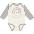 thumbnail image 3 of Inktastic My Mamaw Loves Me Girls Retro Rainbow Girls Long Sleeve Baby Bodysuit, 3 of 5