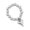 Steel Color, variant on Contemporary Heart Pendant Ring Elastic Rope String Ring for Fashion Enthusiasts