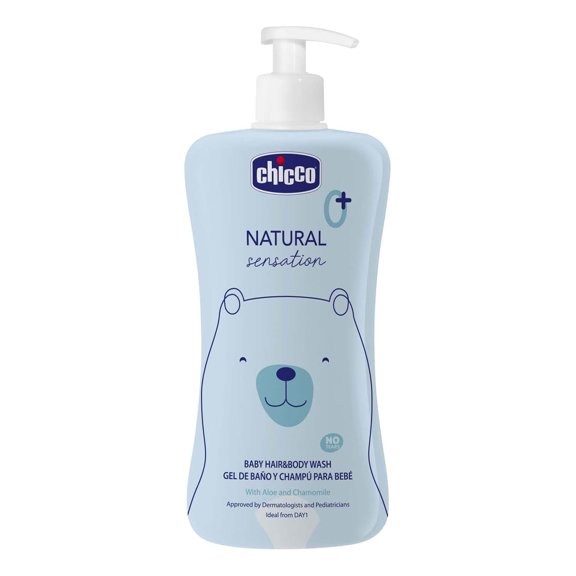 Chicco Gel De Baño 2 En 1 Para Bebé Natural Sensations 500 M