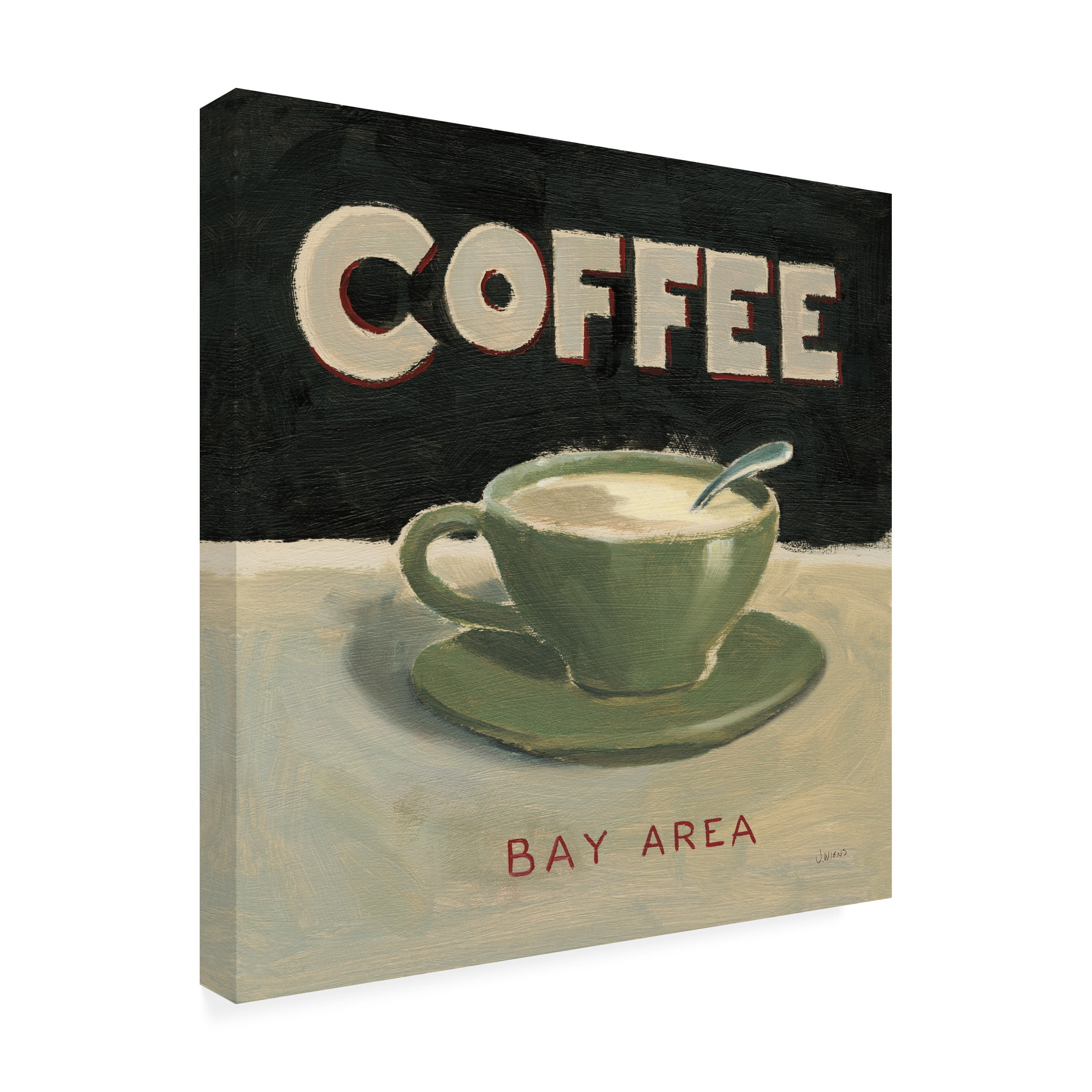 James Wiens 'Coffee Spot III' Canvas Art