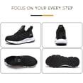 thumbnail image 5 of Tanleewa Men's Breathable Working Safety Shoes Steel Toe Sneakers Shoe Size Men5/Women6, 5 of 9