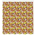thumbnail image 3 of Ambesonne Fruit Shower Curtain, Vegetarian Mango Dragon Fruit, 69"Wx70"L, Multicolor, 3 of 5