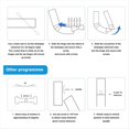 thumbnail image 3 of Gutter Downspout Hinges,1 Pair/2 Pcs Gutter Extension Hinge,Down Spout Drain Extension Hinge,for Square Rectangle Gutter,1 * gutter downspout set, 3 of 6