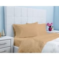 thumbnail image 2 of Gouchee Home Microfiber Sheet Set – Twin 3-Piece Bedding Set, Ultra-Soft Microfiber, Wrinkle-Resistant & Breathable Gold Bed Sheets, 2 of 2