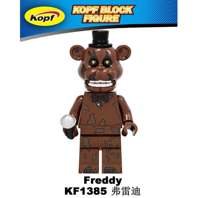 Five Nights at Freddy's Series Lego Freddy Bonnie Chica Foxy Minifigures Bloques De Construcción Juguetes Para Niños