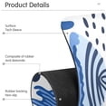 thumbnail image 4 of Abstract Blue Shapes Doodles Sink Splash Guard Faucet 14.7x5.4in Drying Mat Drying Mat Absorbent Pad for Bathroom Kitchen 1PCS, 4 of 7