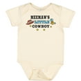 thumbnail image 3 of Inktastic Meemaws Little Cowboy with Cowboy Hat and Boots Boys Baby Bodysuit, 3 of 5