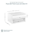 thumbnail image 4 of Nathan James Jackson Floating Side Table, White, 4 of 8