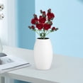 thumbnail image 4 of 5 centros de mesa de flores artificiales para decoración de bodas y fiestas, color rojo, 4 of 9