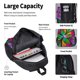 thumbnail image 4 of Balery Multicolored Beautiful Flower Mochila escolar 3 en 1 para niños: mochila resistente con lonchera térmica y estuche para lápices. Mochila escolar para niños y niñas., 4 of 7